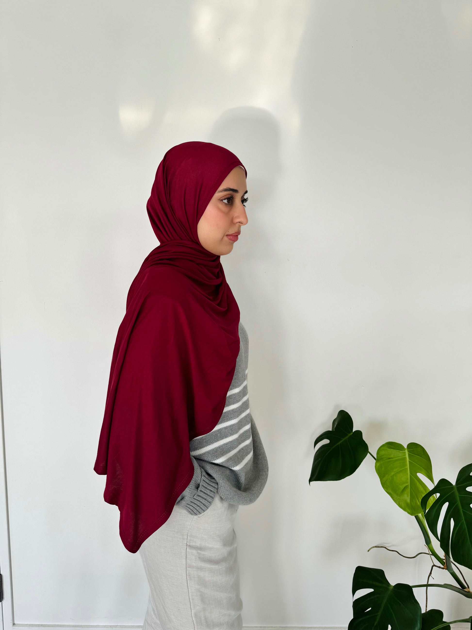 Premium Jersey shade "Crimson"