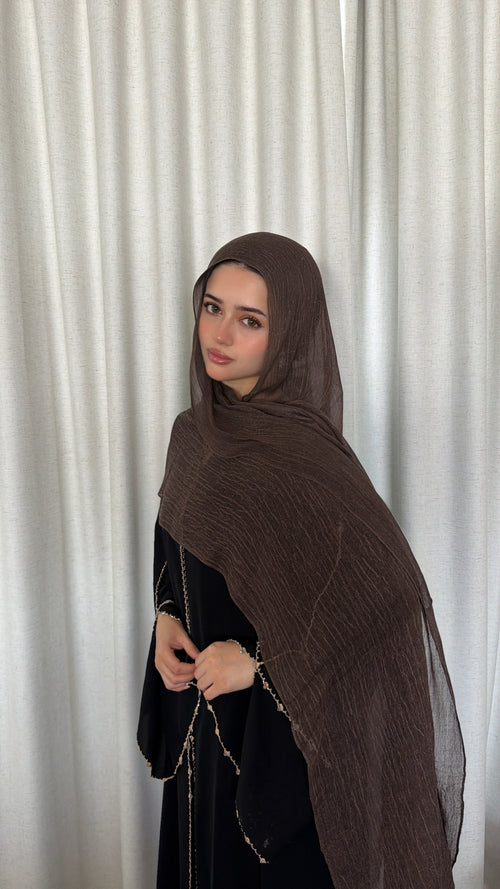 Crinkle shade "Brown"