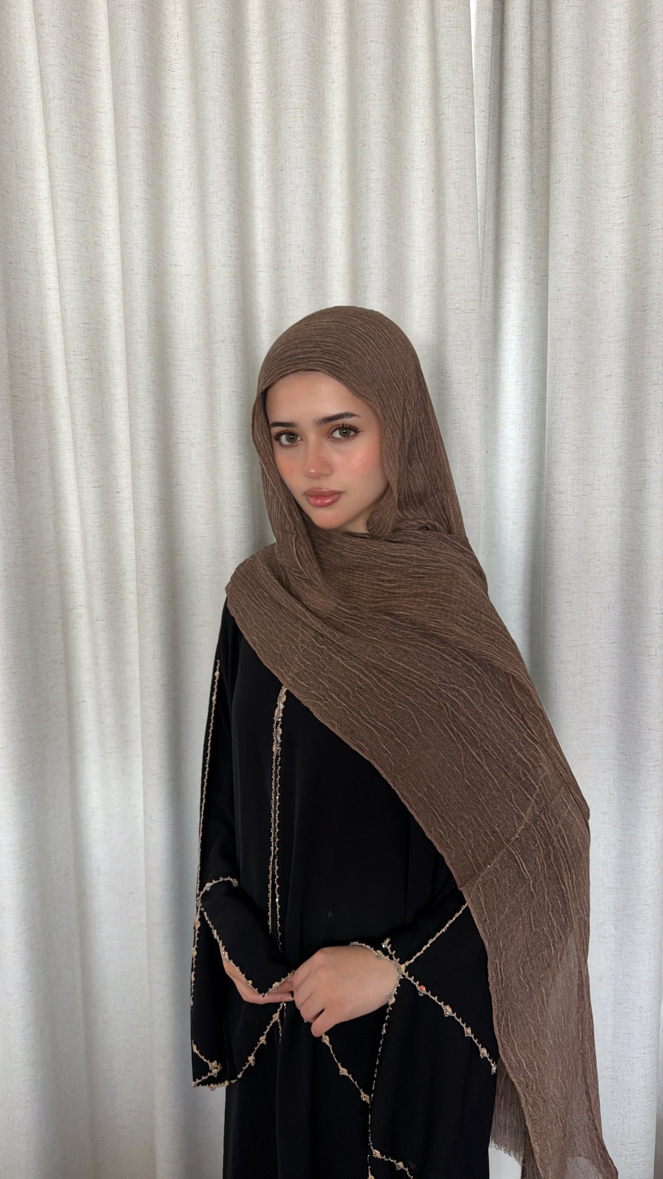 Crinkle shade "Mocha"